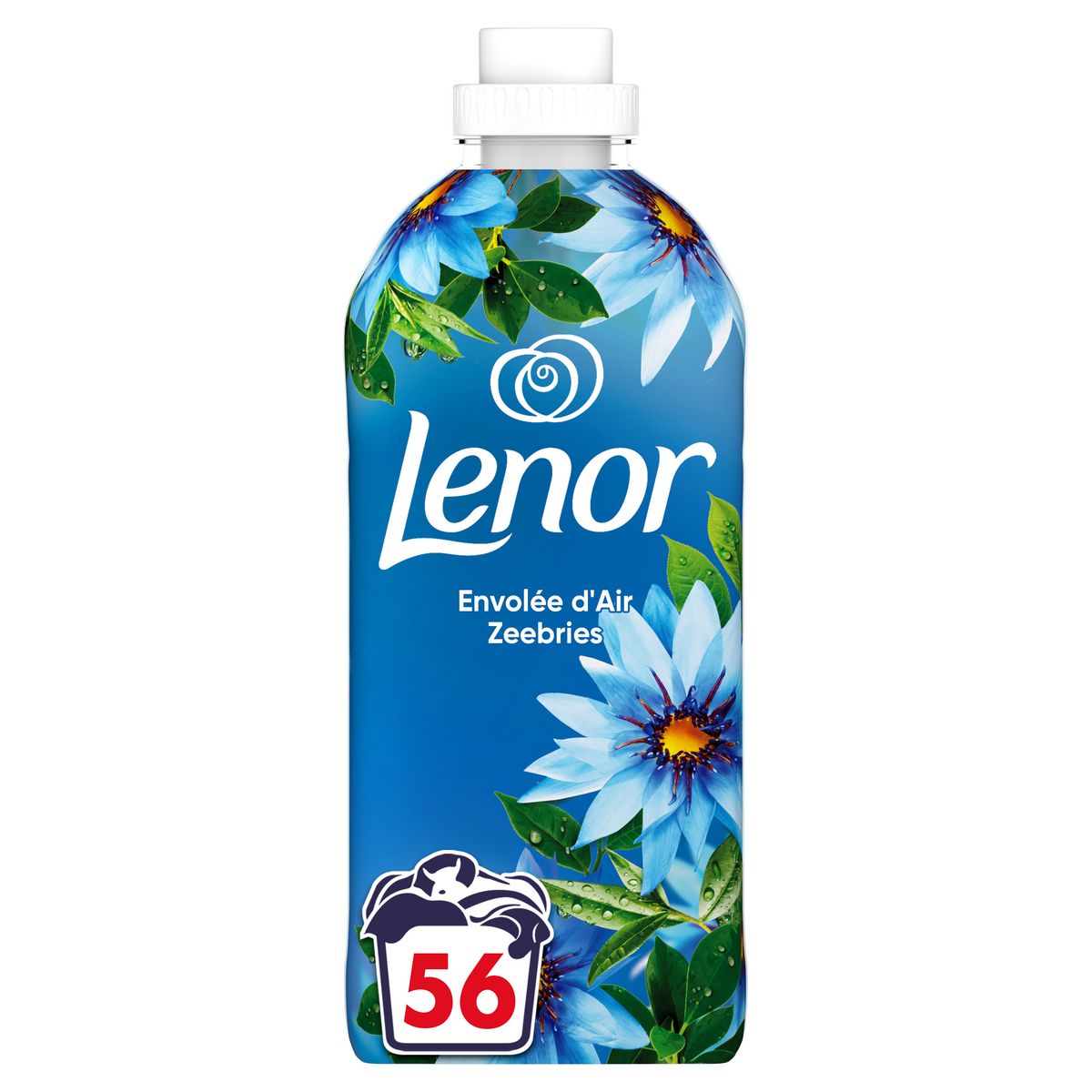 LENOR Adoucissant liquide envolée d'air 56 lavages 1,176l