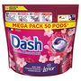 Voir la diapositive 2 : DASH Pods Lessive capsules 2 en 1 jasmin et rose de mai 50 capsules