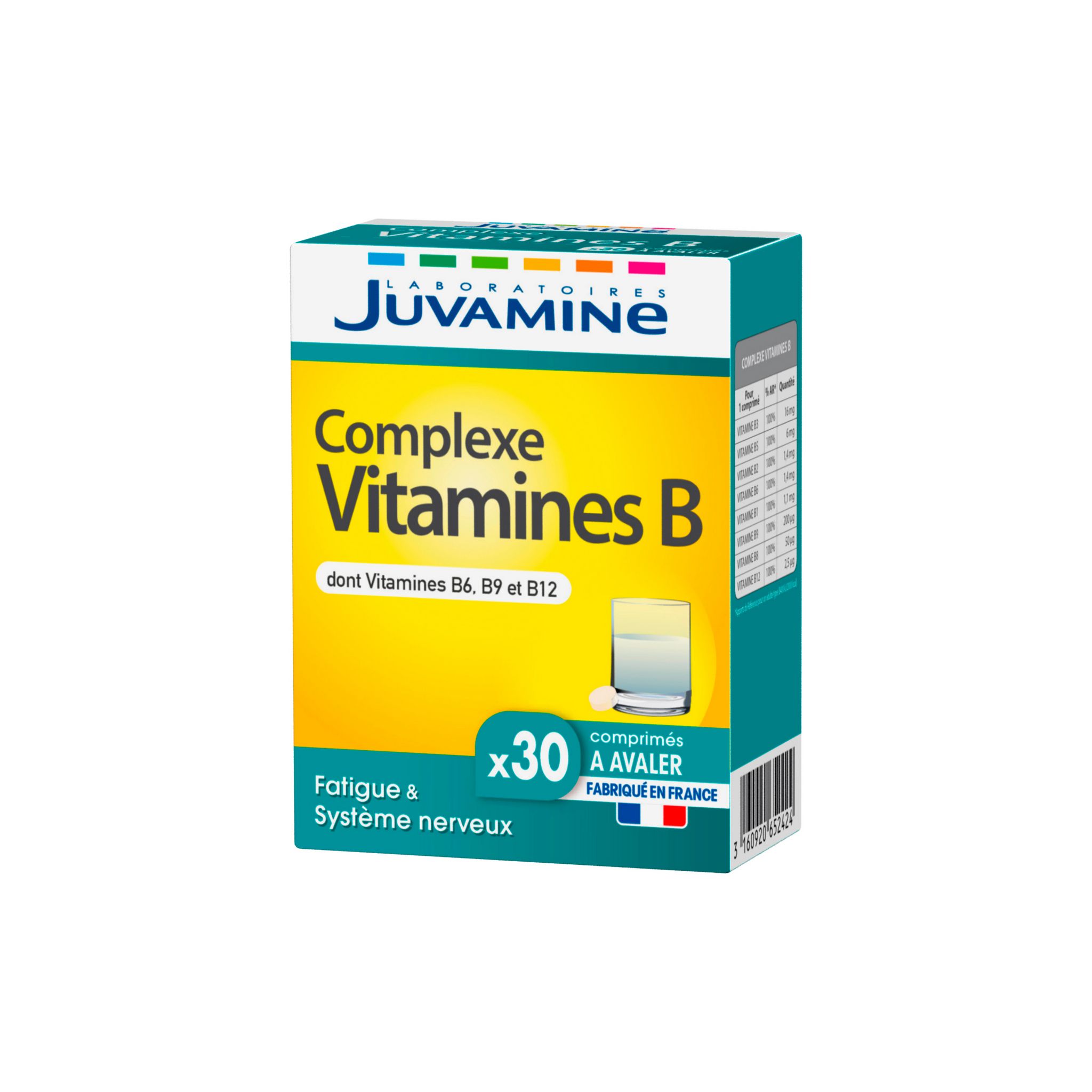 JUVAMINE Complément Alimentaire Fatigue Et Système Nerveux Complexe ...