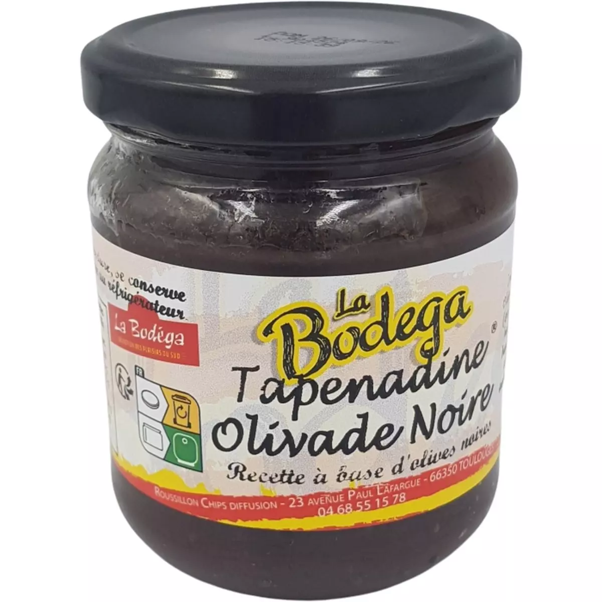 LA BODEGA Tapenadine olivade noire 190g