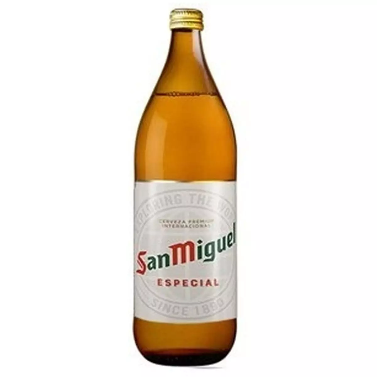 SAN MIGUEL Bière blonde 5.4 bouteille 1l