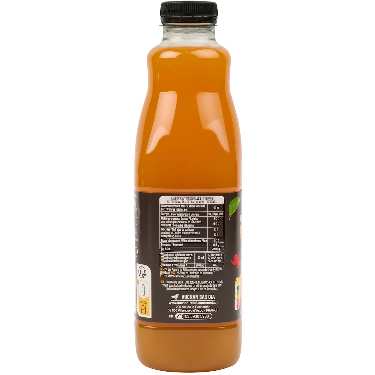 AUCHAN Multifruit 1l