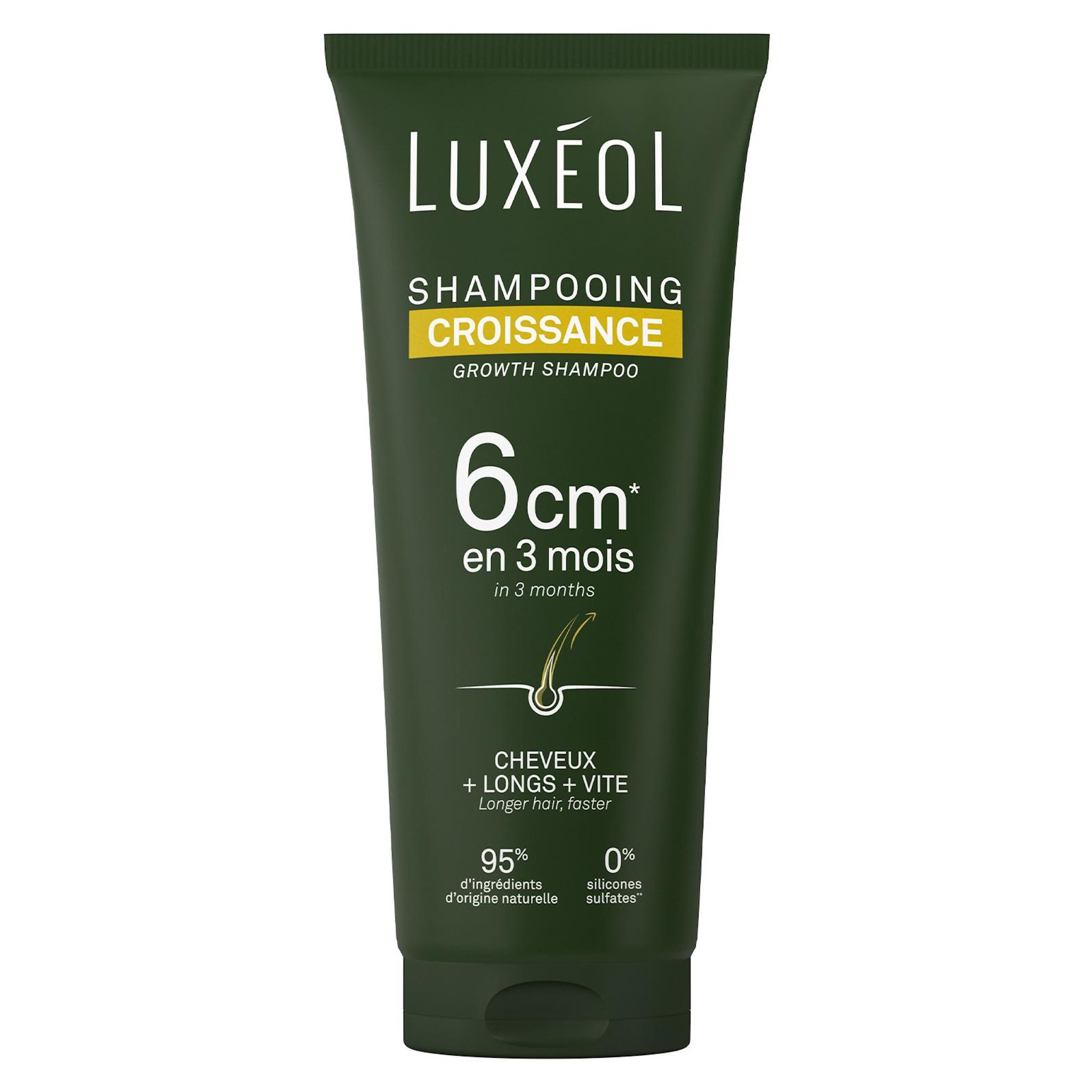 LUXÉOL Shampoing croissance 200ml
