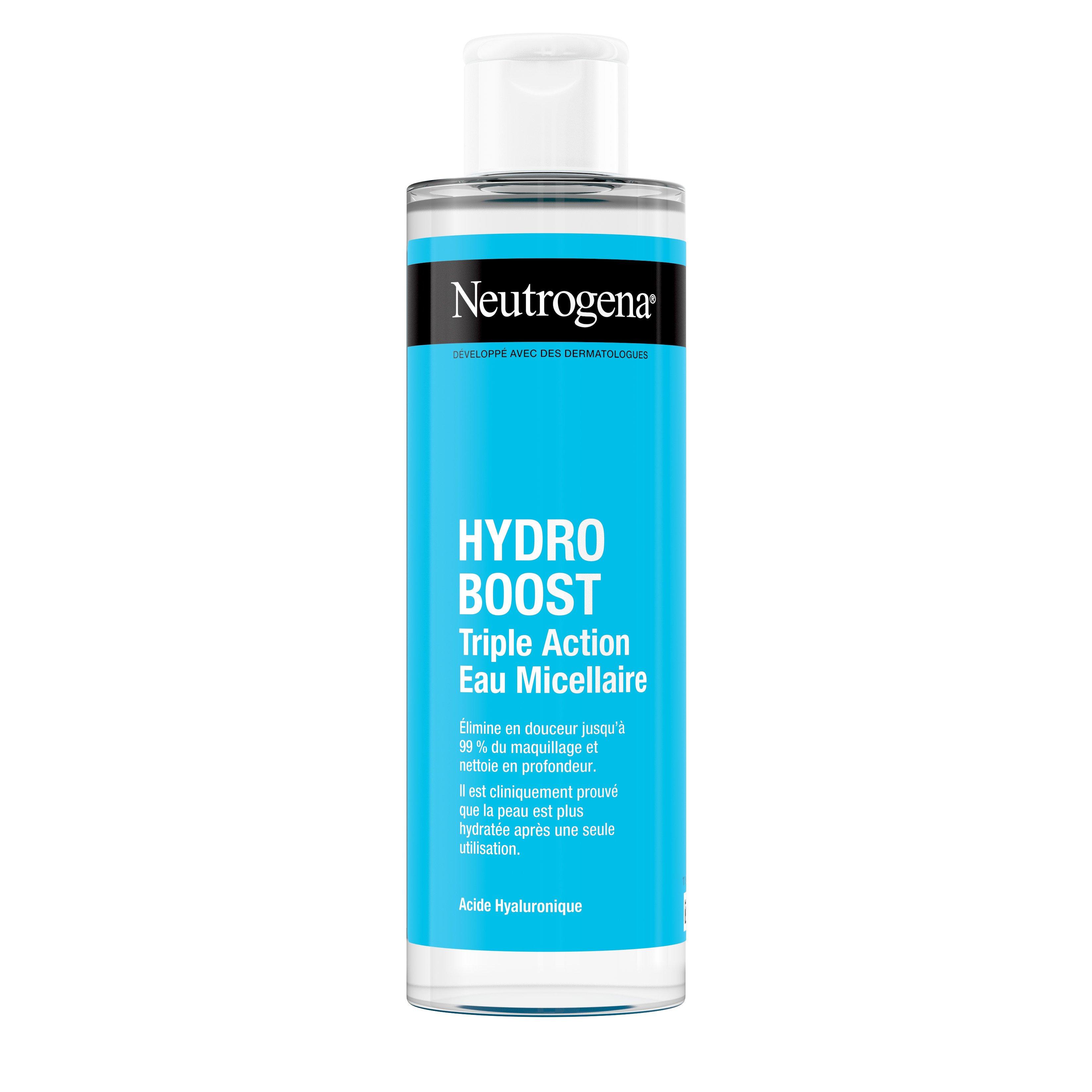 Voir la diapositive 2 : NEUTROGENA Hydro Boost Eau micellaire triple action acide hyaluronique 400ml