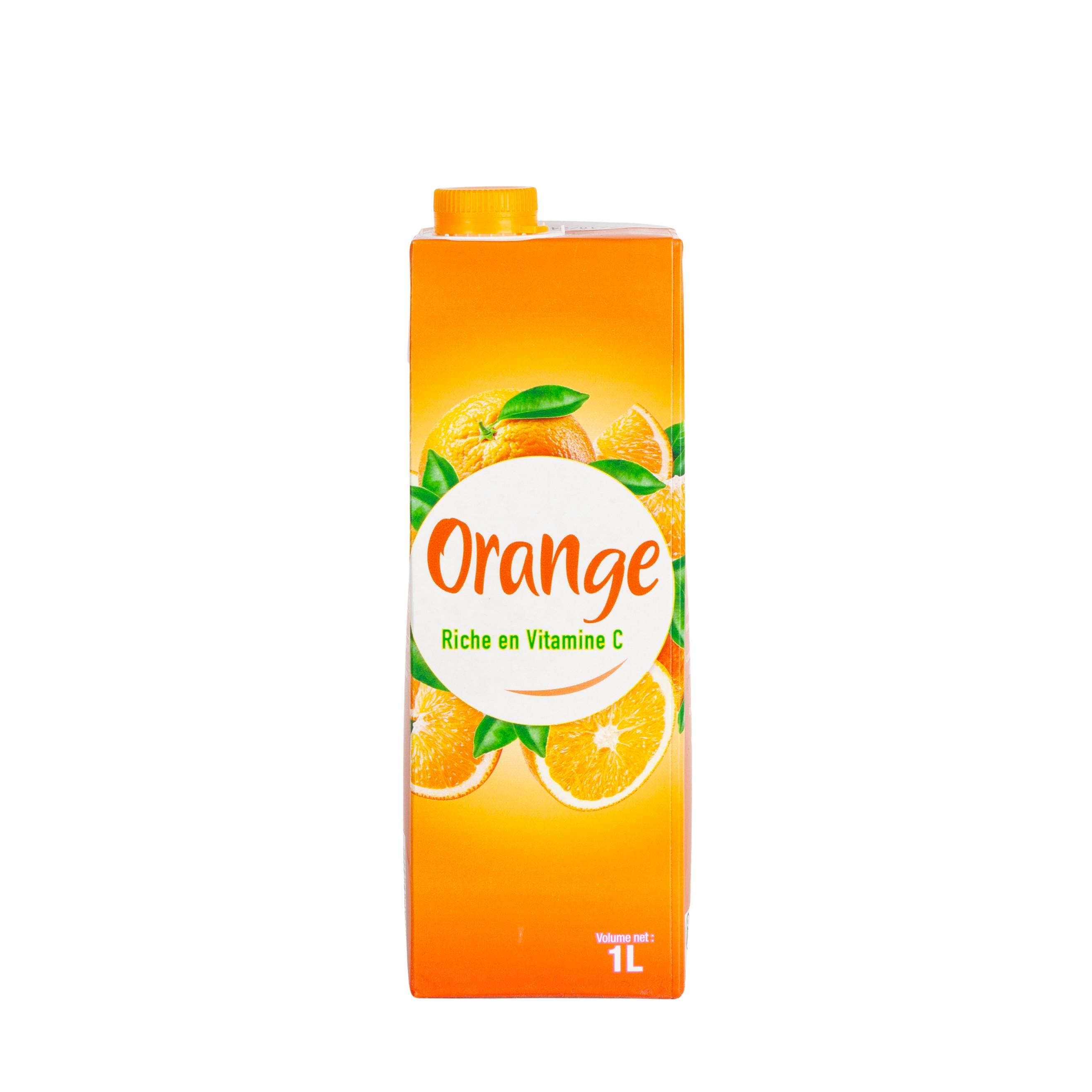 Boisson à l'orange brique 1l