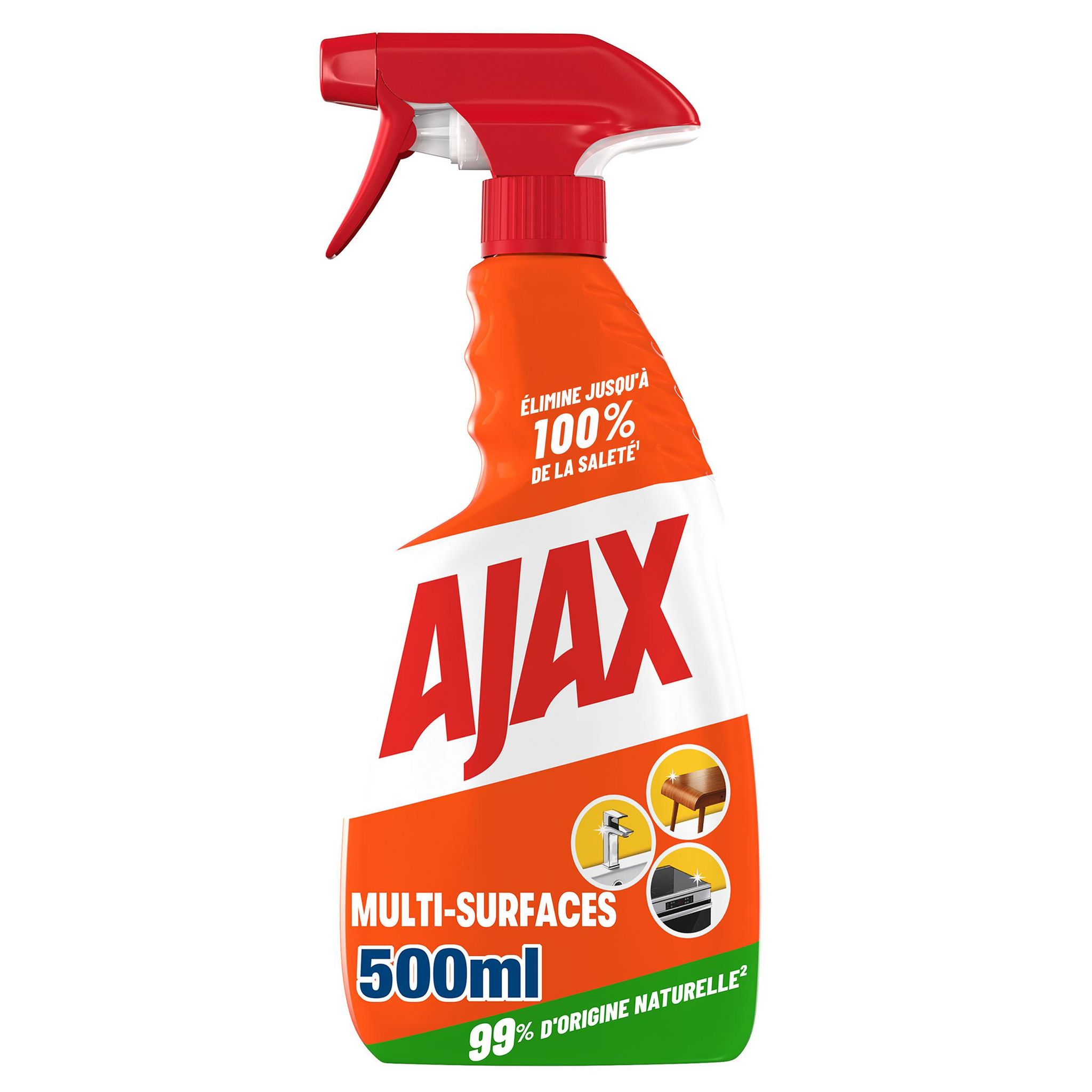 Voir la diapositive 2 : AJAX Spray multi-surfaces 500ml