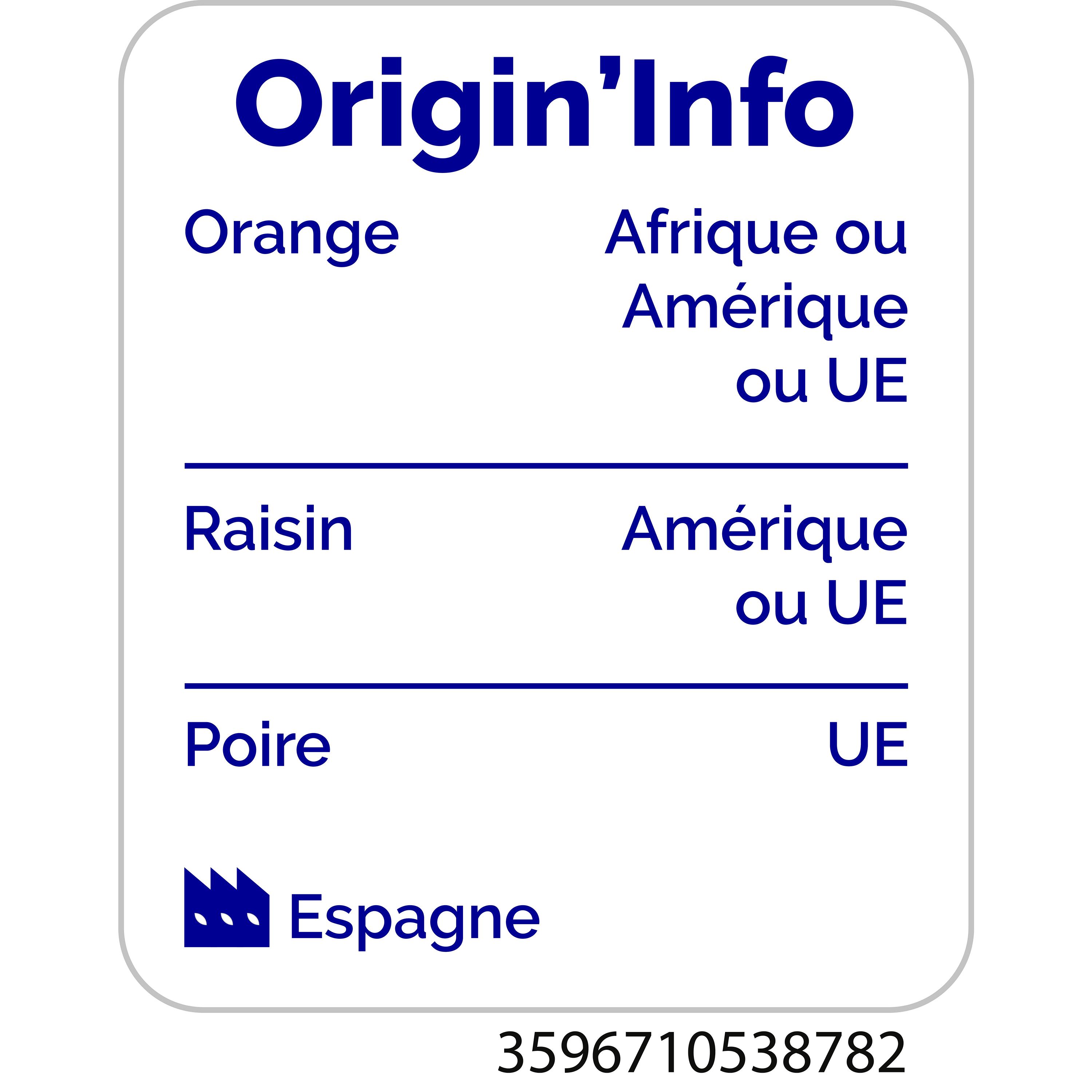 Voir la diapositive 4 : AUCHAN Jus d'orange multifruits en briquettes 6x20cl
