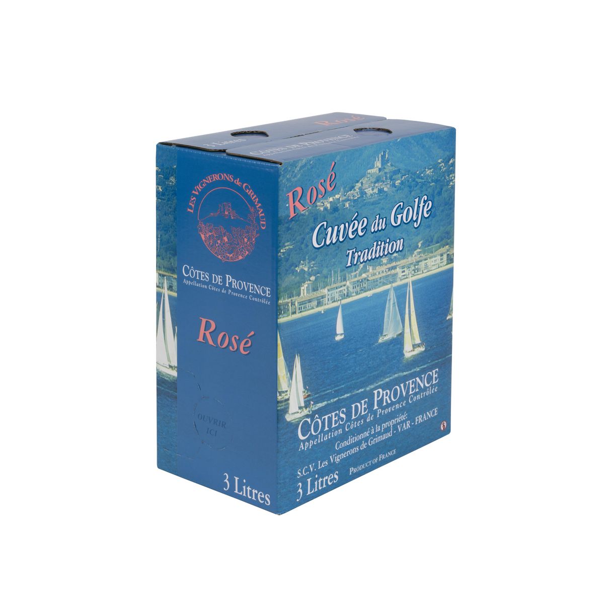 Côtes de Provence Cuvée du Golf rosé BIB / CUBI 3l