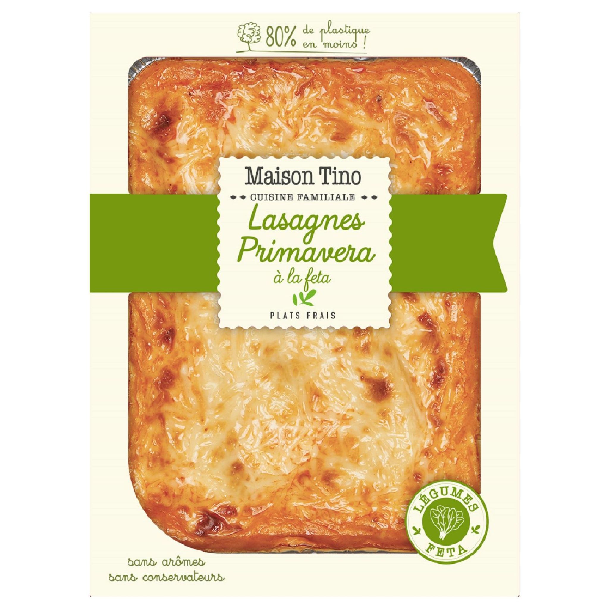 MAISON TINO Lasagnes primavera à la feta 900g