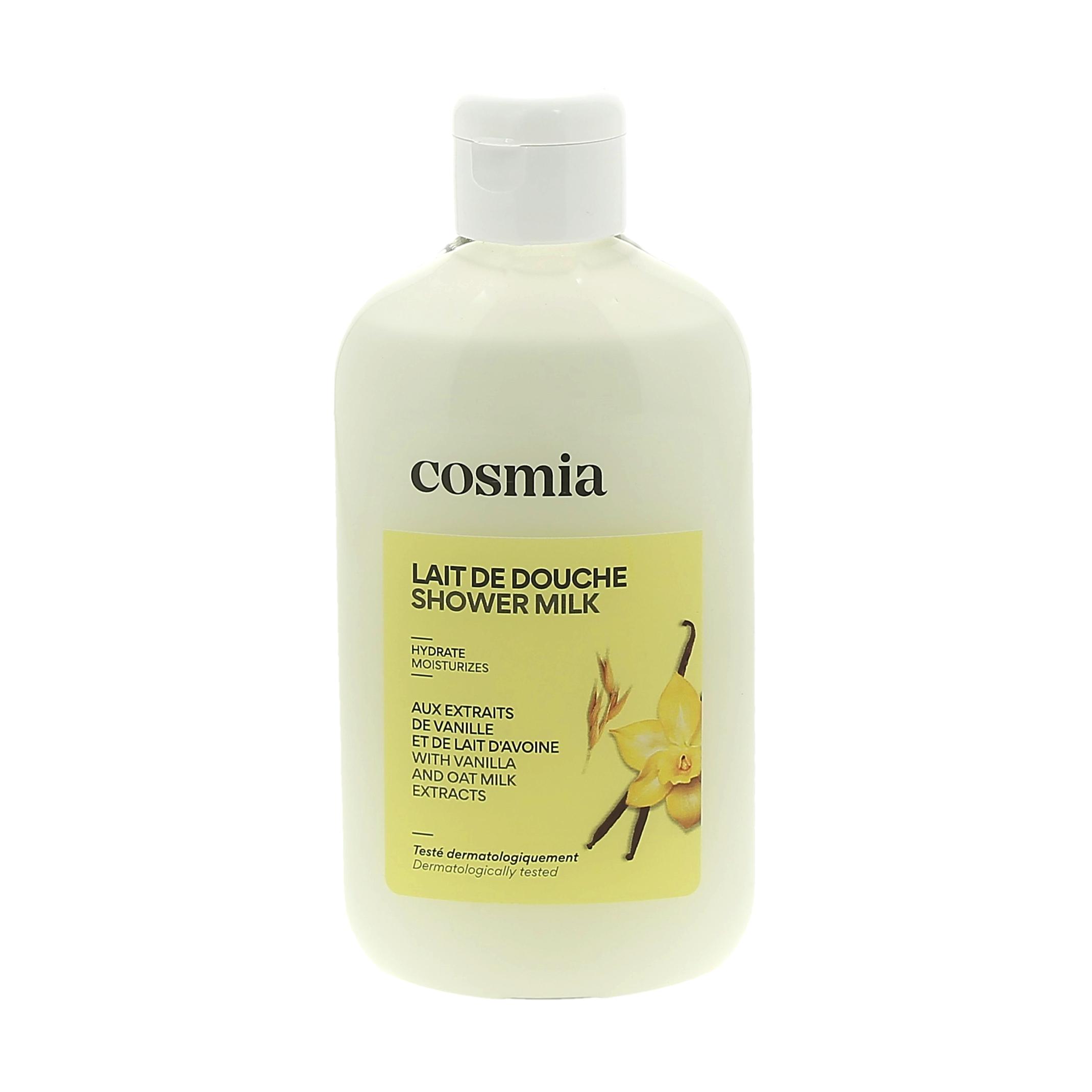 Voir la diapositive 3 : COSMIA Lait de douche aux extraits de vanille et de lait d'avoine 250ml