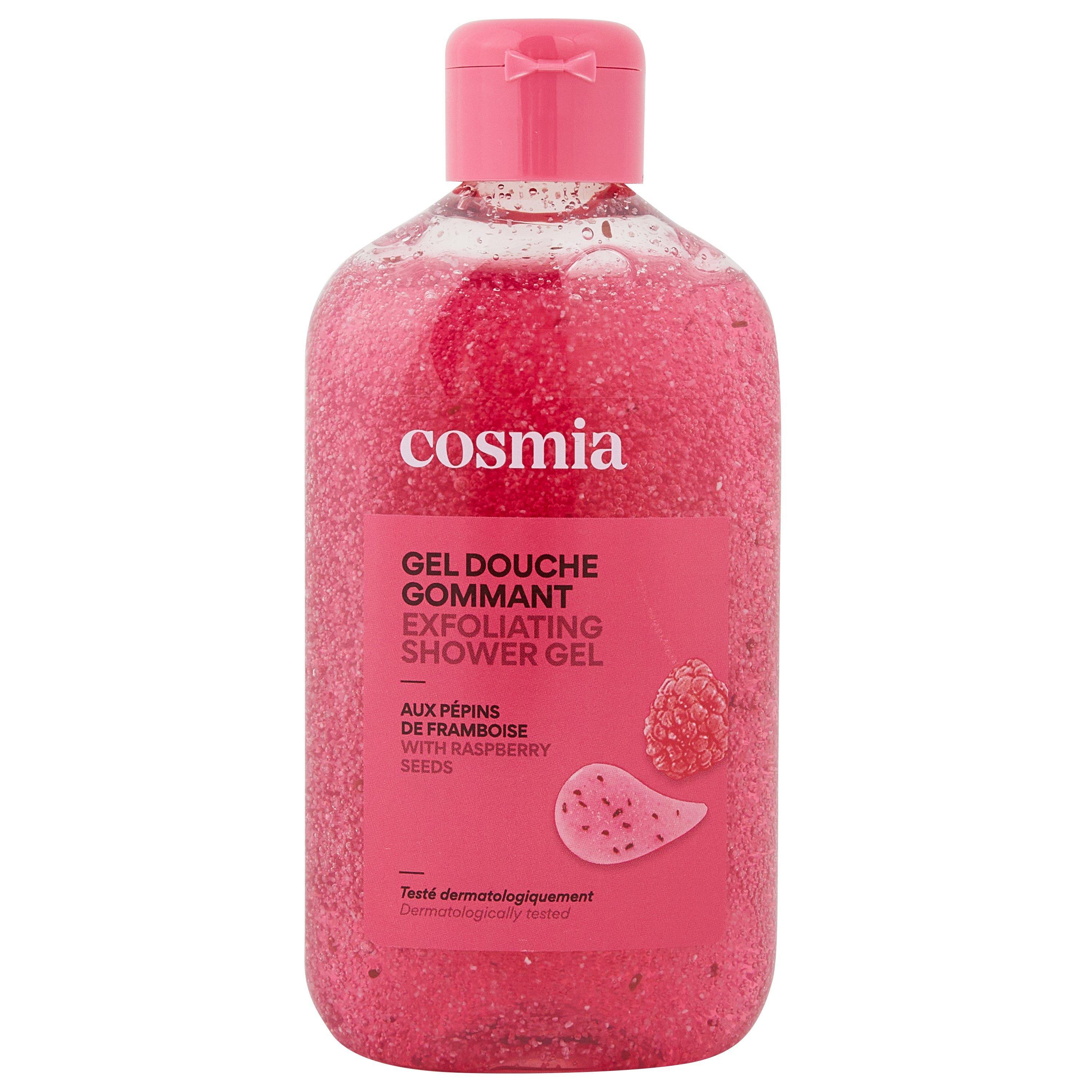 Voir la diapositive 2 : COSMIA Gel douche gommant aux pépins de framboise 250ml