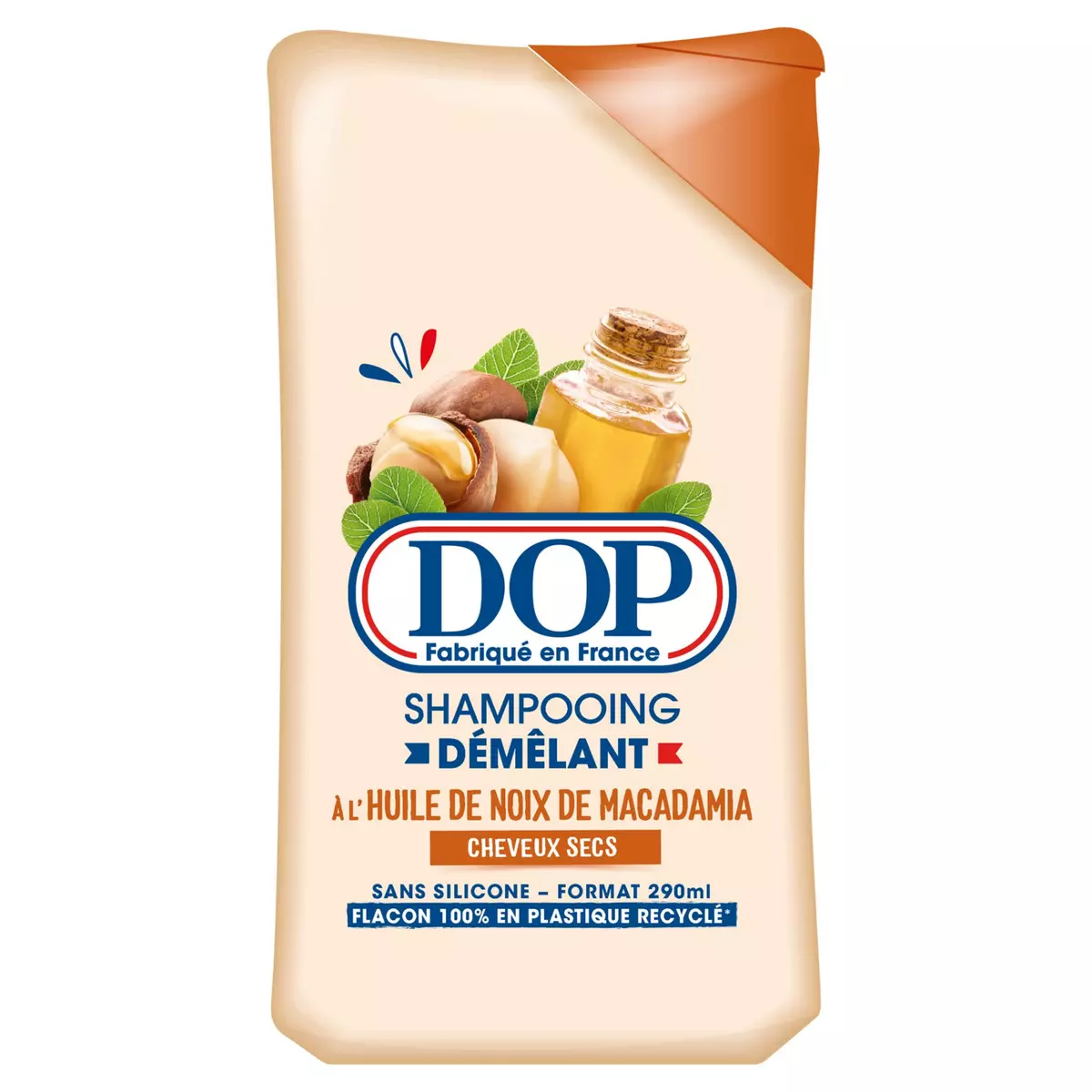 DOP Shampooing démêlant à l'huile de noix de Macadamia cheveux secs 290ml