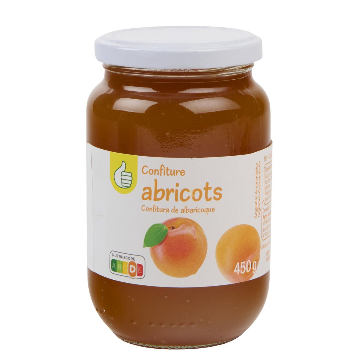 POUCE Confiture abricots 450g