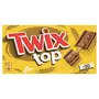 TWIX Top Biscuits chocolatées fourrés de caramel sachets individuels 10 biscuits 210g