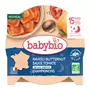 BABYBIO Assiette ravioli butternut sauce tomate champignons bio dès 15 mois 190g