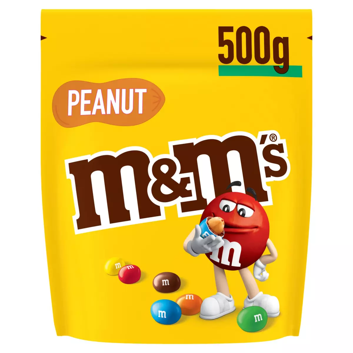 M&M'S Peanut bonbons chocolatés à la cacahuète 500g