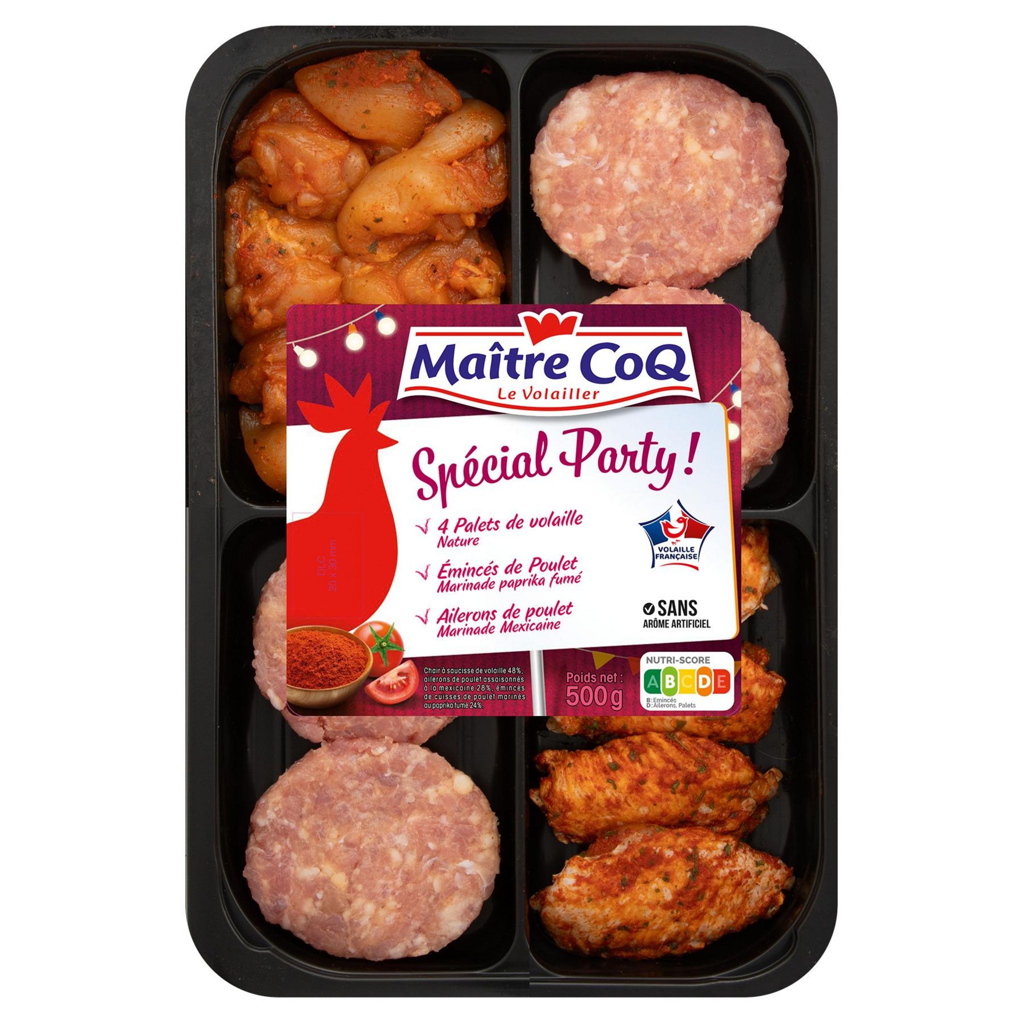 MAITRE COQ Plateau party 500g