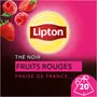 LIPTON Thé noir aux fruits rouges et à la fraise de France 20 sachets 30g