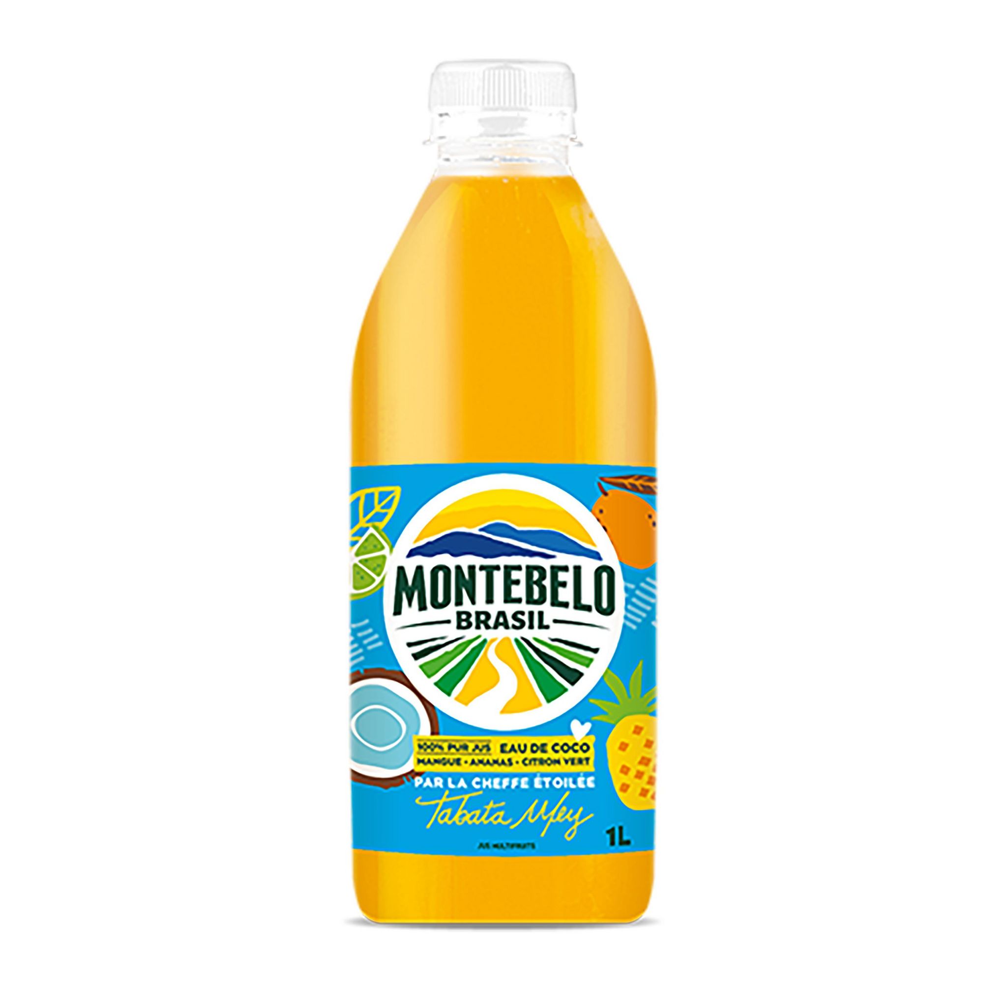 MONTEBELO BRASIL Pur jus eau de coco mangue ananas citron vert 1l