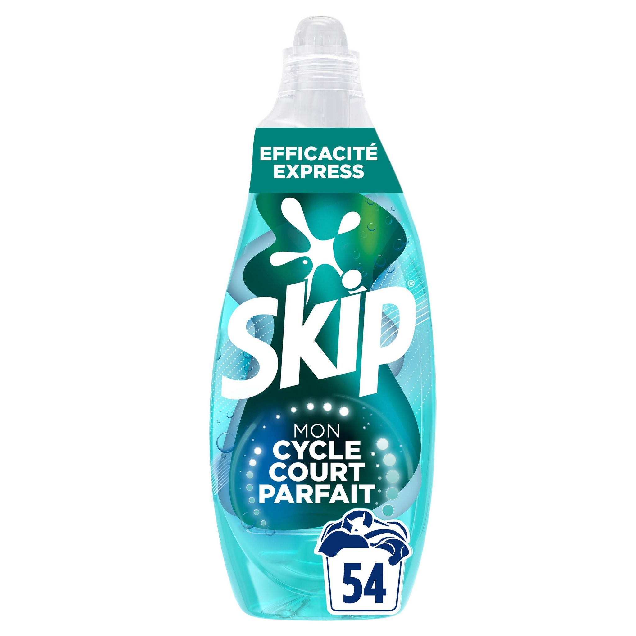 Voir la diapositive 3 : SKIP Lessive liquide mon cycle court parfait efficacité express 54 lavages 2,15l