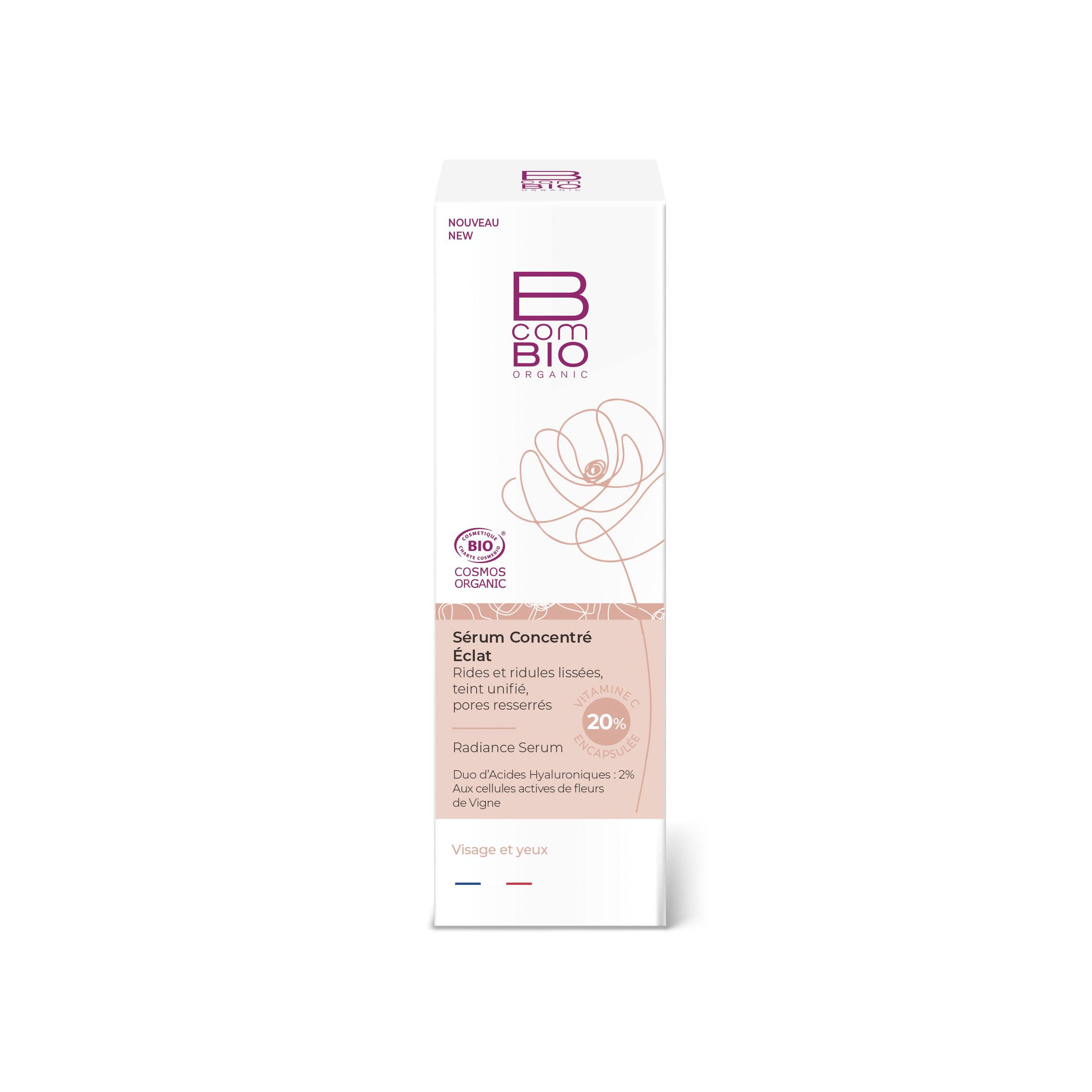 Voir la diapositive 2 : BCOMBIO Sérum concentré éclat 30ml