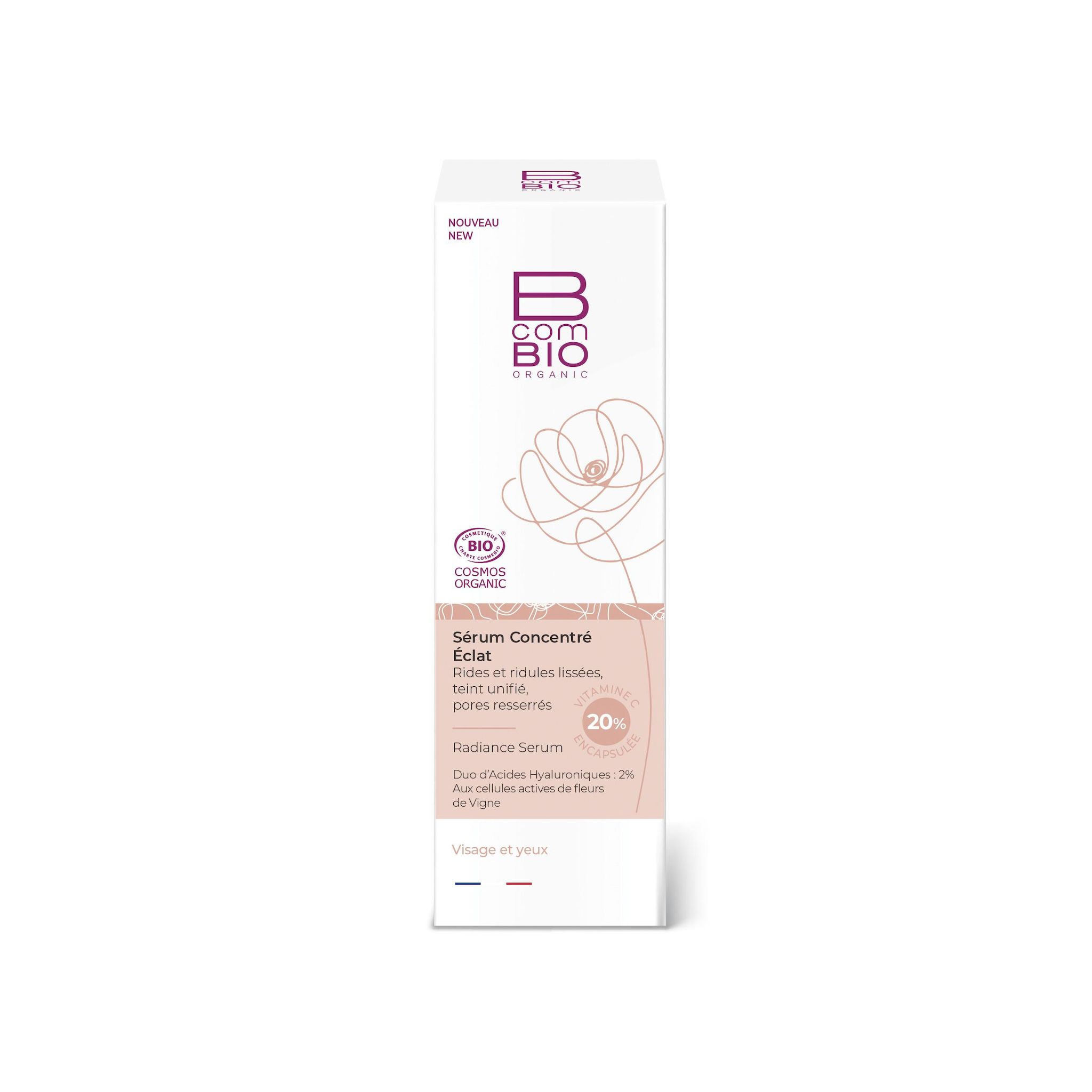 Voir la diapositive 2 : BCOMBIO Sérum concentré éclat 30ml