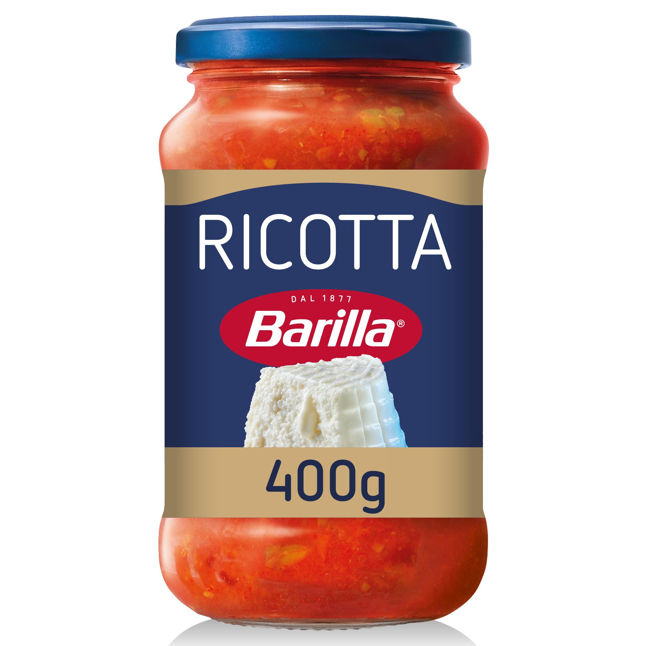 Voir la diapositive 2 : BARILLA Sauce tomates Ricotta 400g