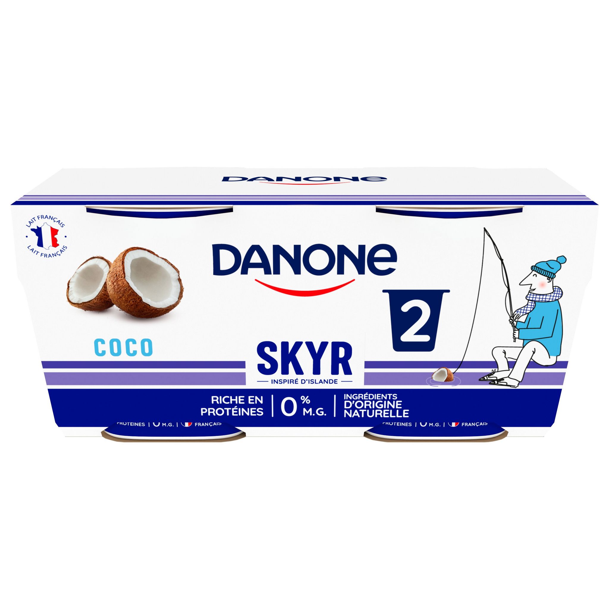 DANONE Skyr coco 0% MG 2x140g