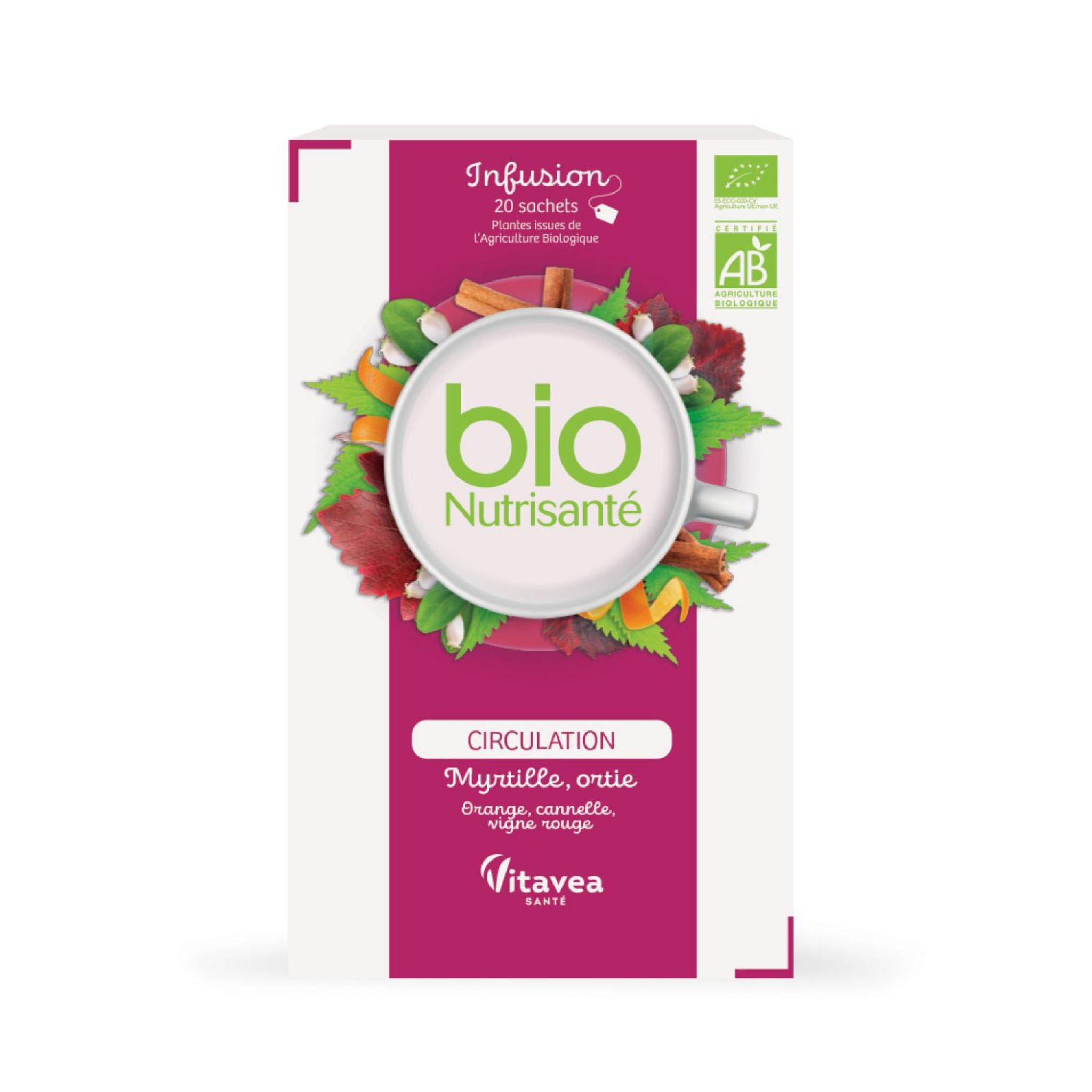 VITAVEA Infusion circulation bio 20 sachets