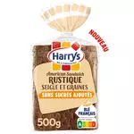 HARRYS American sandwich rustique pain de mie seigle et graines sans sucres ajoutés 500g