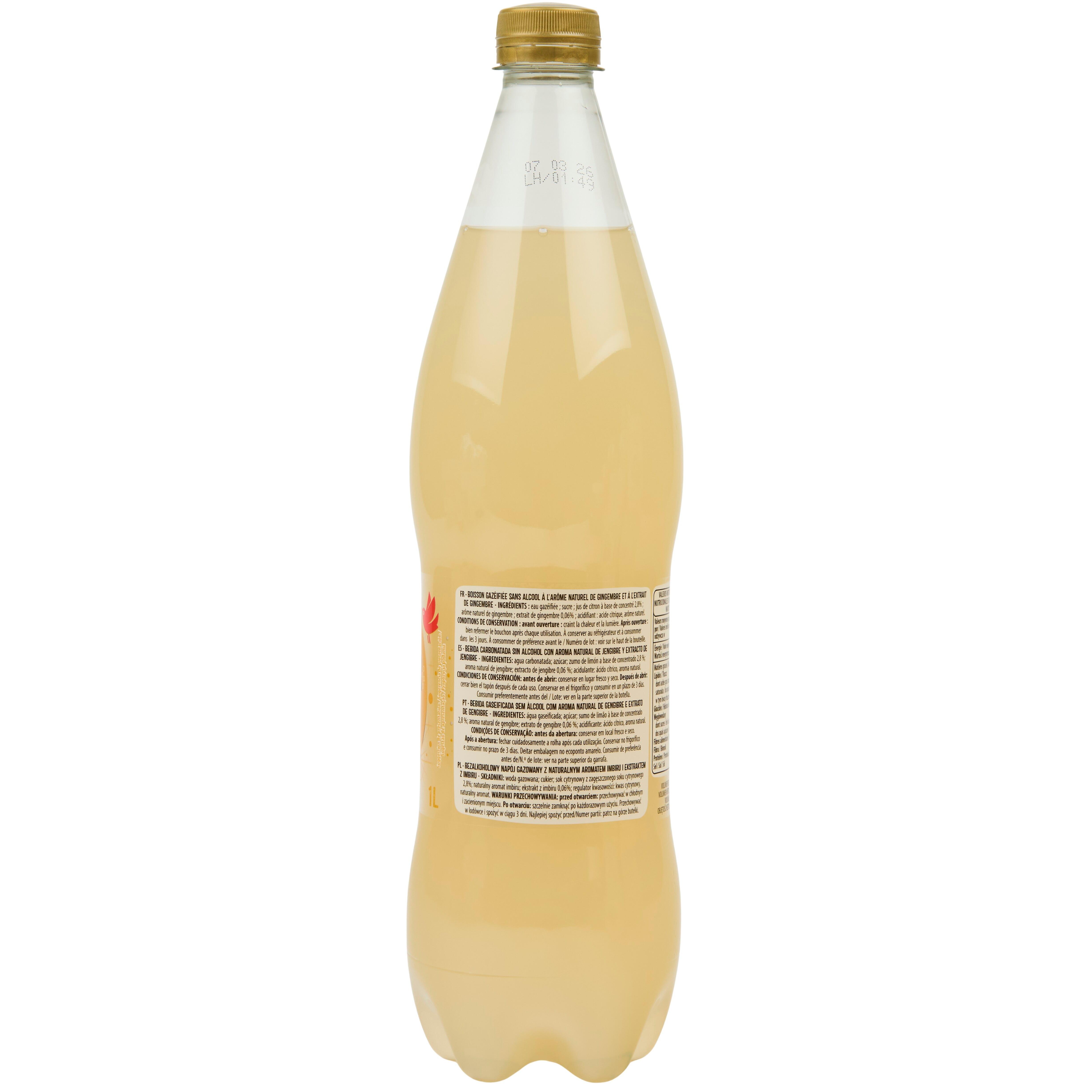 Voir la diapositive 2 : AUCHAN Boisson gazeuse au ginger beer 1l