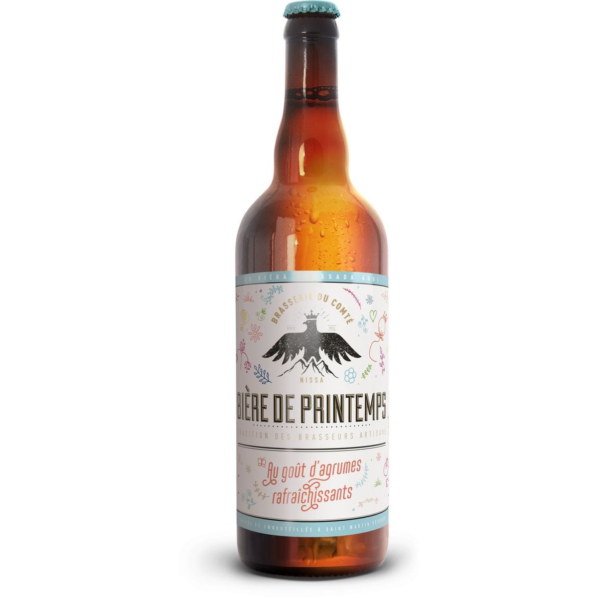 BRASSERIE DU COMTÉ Bière de printemps bio du Mercantour 5% 75cl