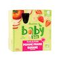 Voir la diapositive 2 : AUCHAN BABY BIO Gourde purée de fruits à la pomme fraise et banane dès 6 mois 4x85g