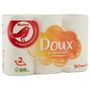 Voir la diapositive 2 : AUCHAN Papier toilette blanc maxi doux et résistant 2 épaisseurs 6 rouleaux  = 9 standards