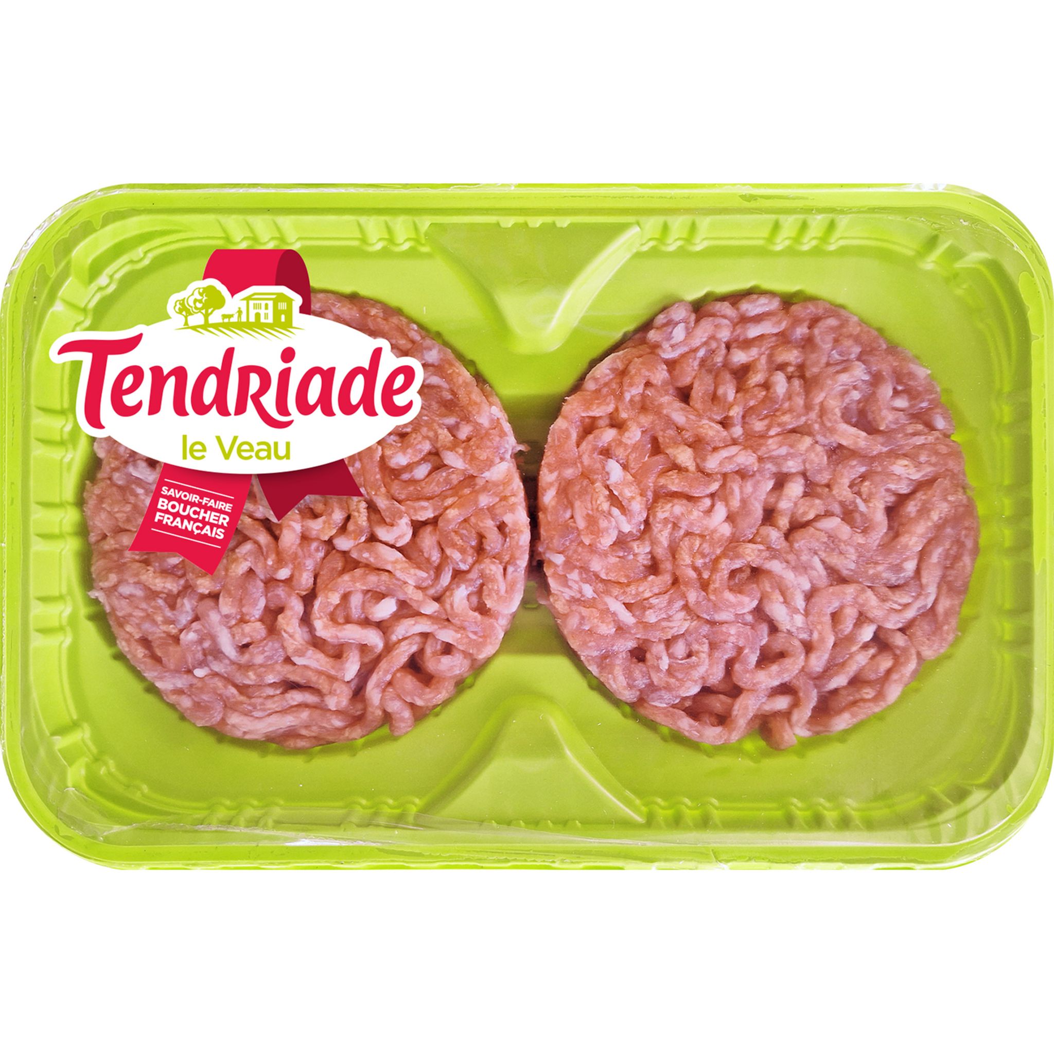 TENDRIADE Steak haché veau spécial burger 4x100g