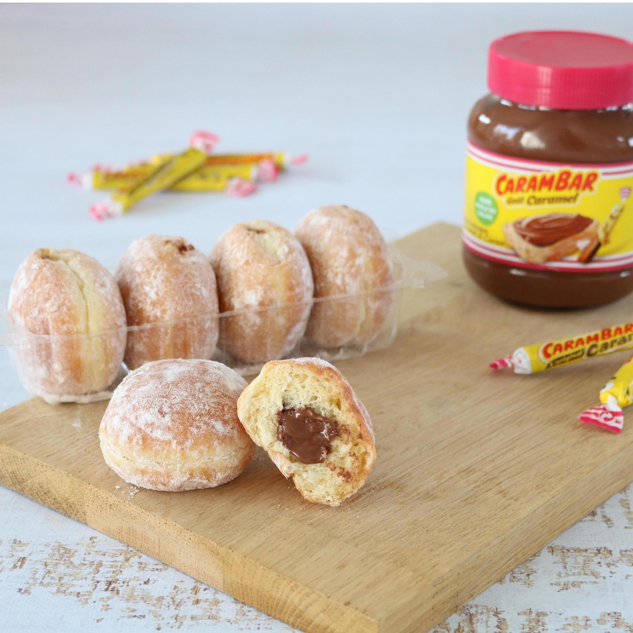LES DELICES DES 7 VALLEES Mini beignets fourrés carambar 8x25g