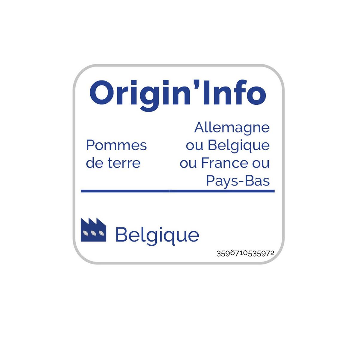 AUCHAN BIO Frites classic bio 600g