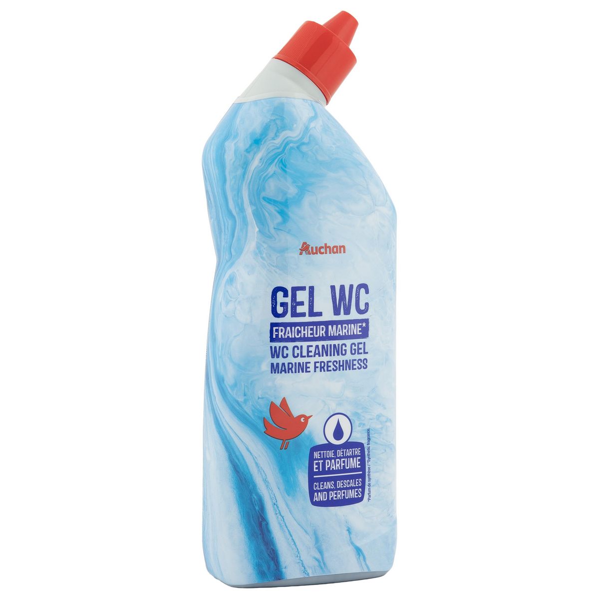 AUCHAN Gel WC fraîcheur marine 750ml