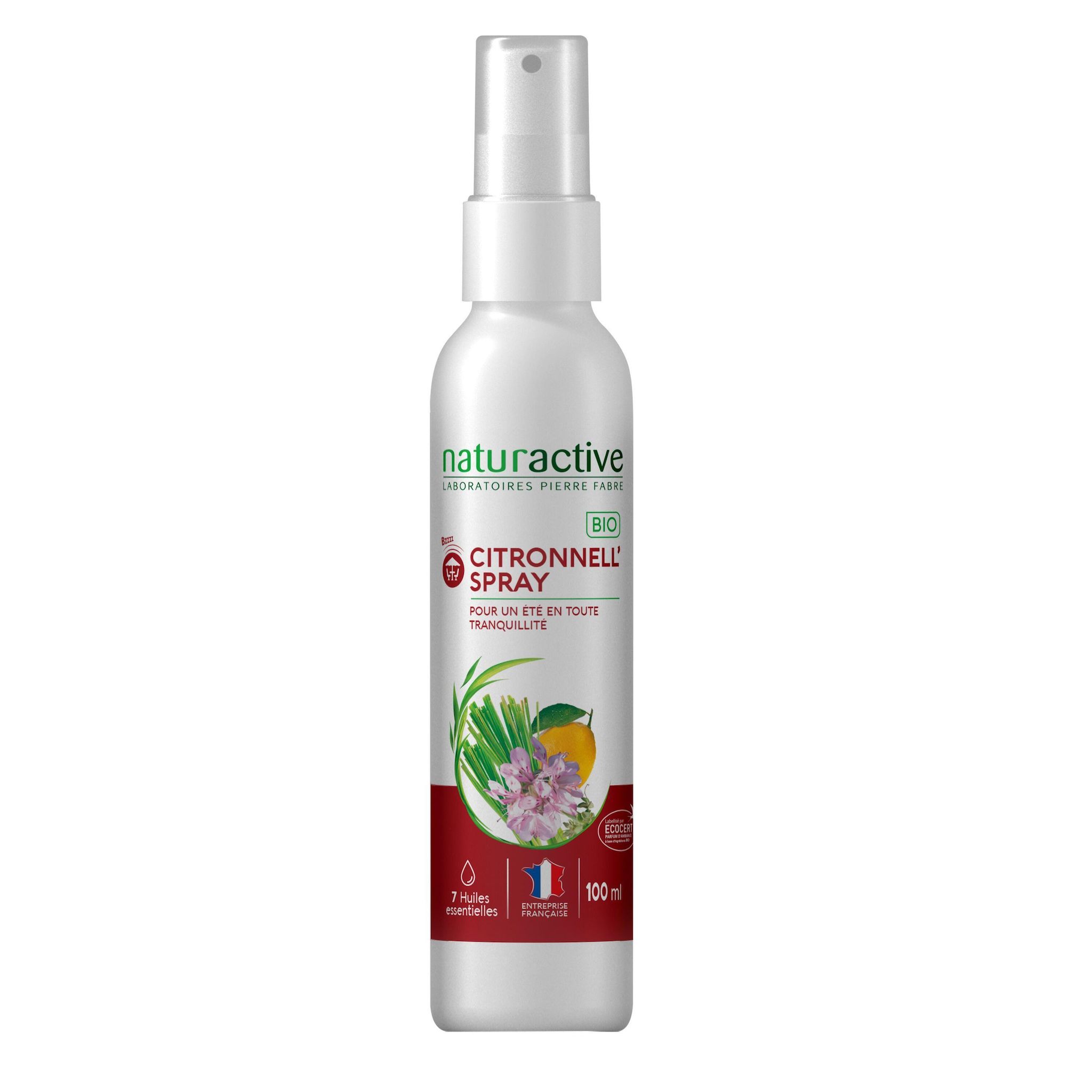NATURACTIVE Spray citronnelle bio 100ml