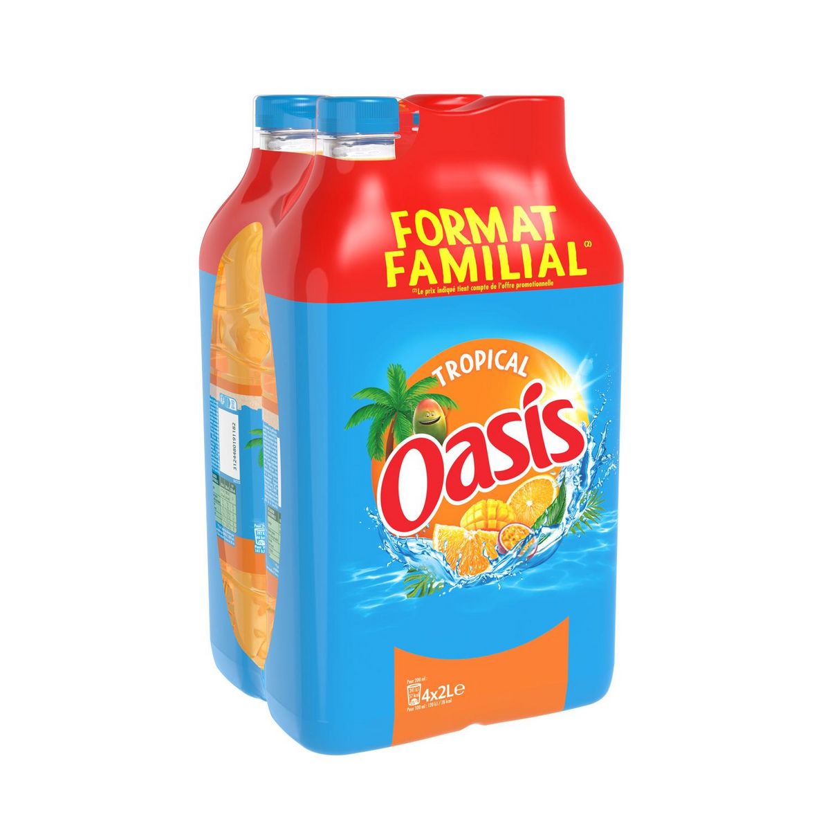 OASIS Boisson aux fruits goût tropical 4x2l