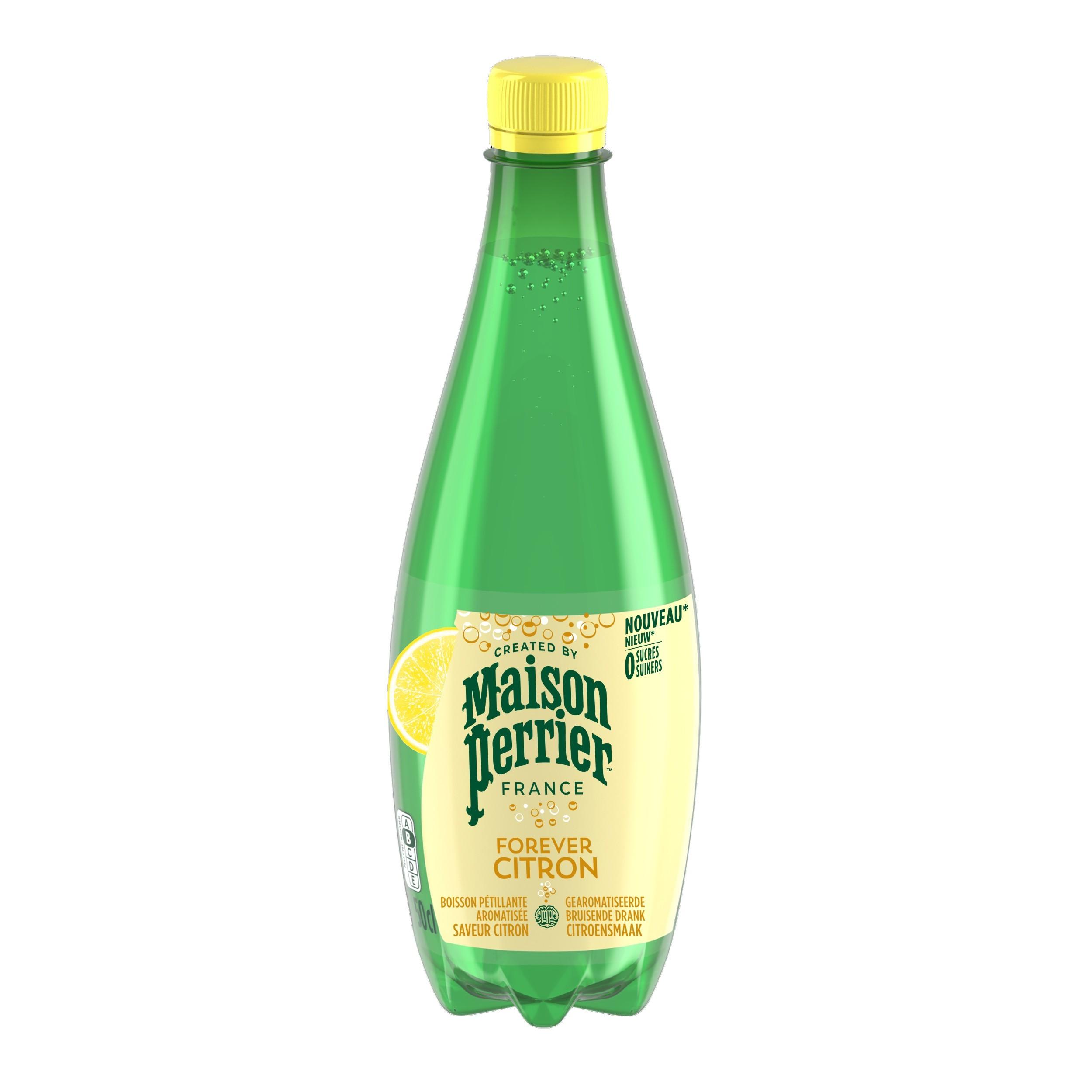 PERRIER Boisson pétillante aromatisée saveur citron 50cl
