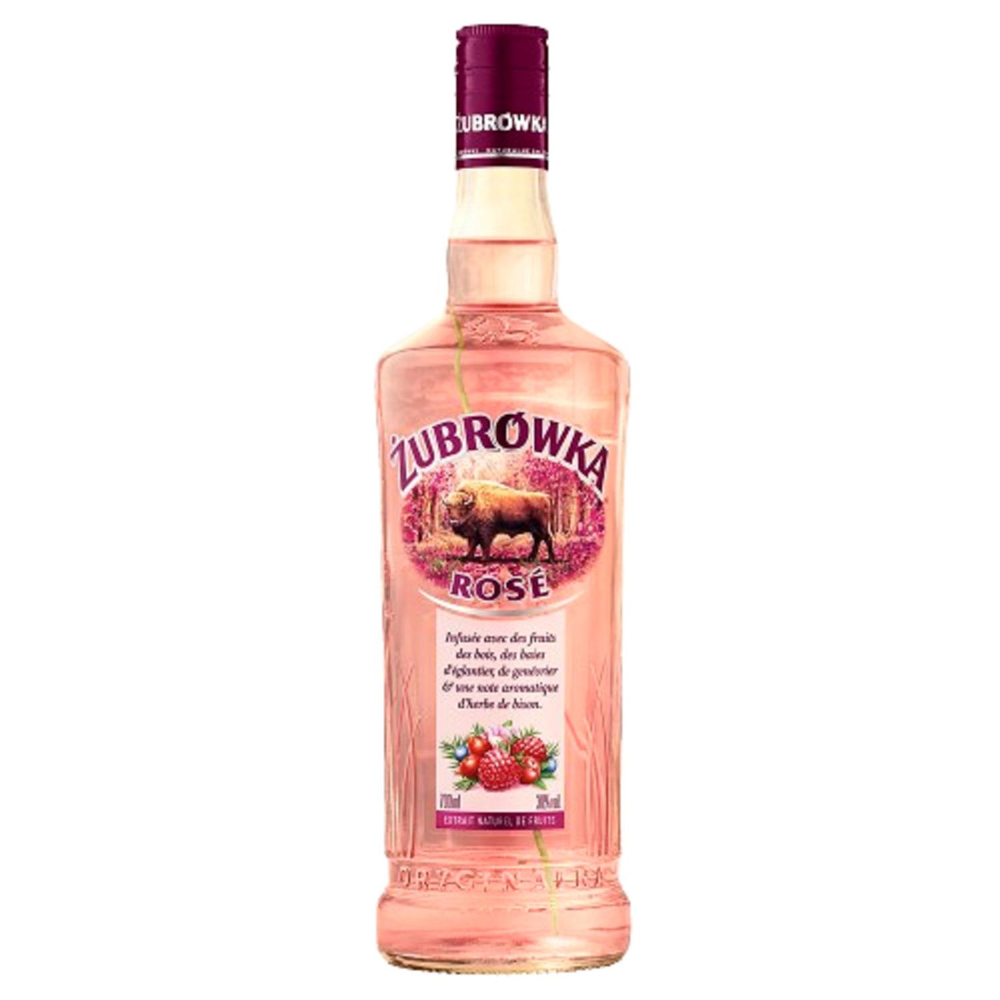 ZUBROWKA Vodka rosé 30% 70cl