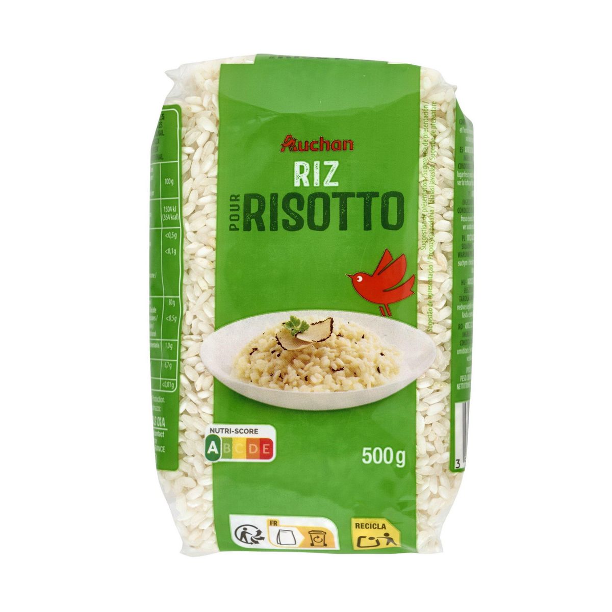 AUCHAN Riz pour risotto 500g