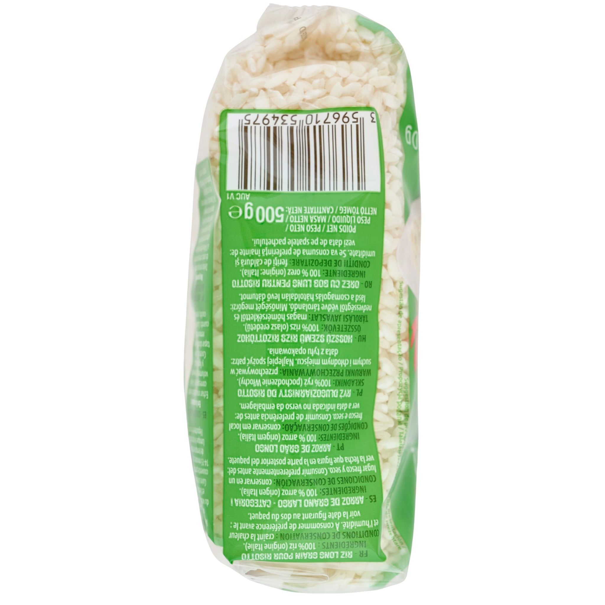 Voir la diapositive 3 : AUCHAN Riz pour risotto 500g