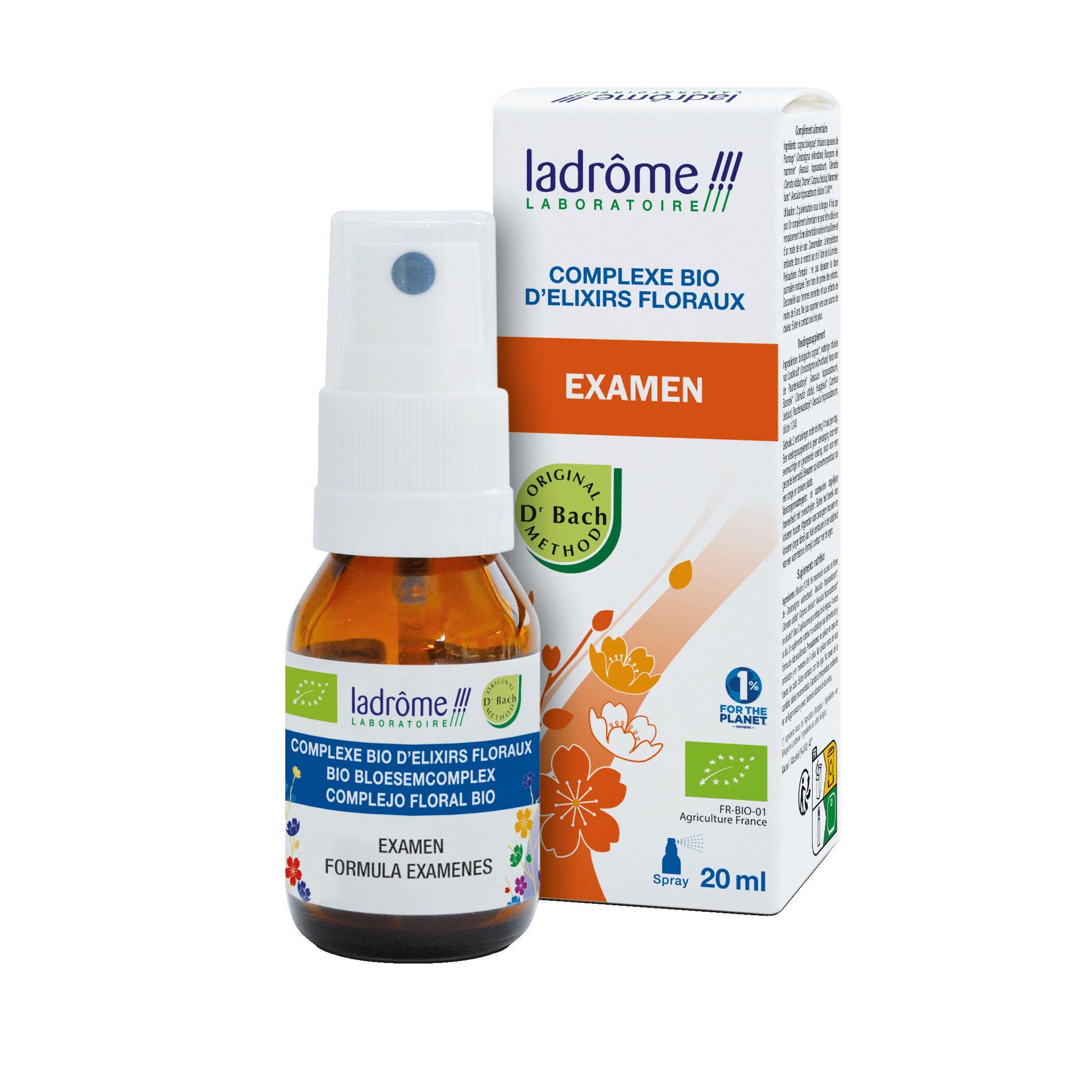 LADROME Complexe d'élixirs floraux bio 20ml