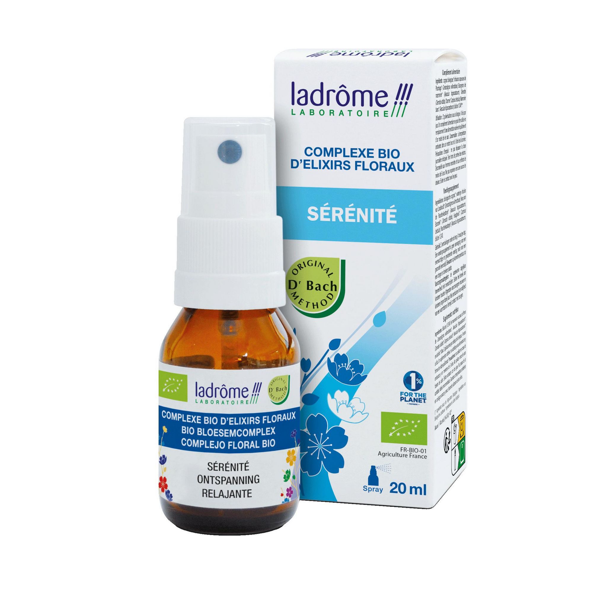 LADROME Complexe d'élixirs floraux bio 20ml
