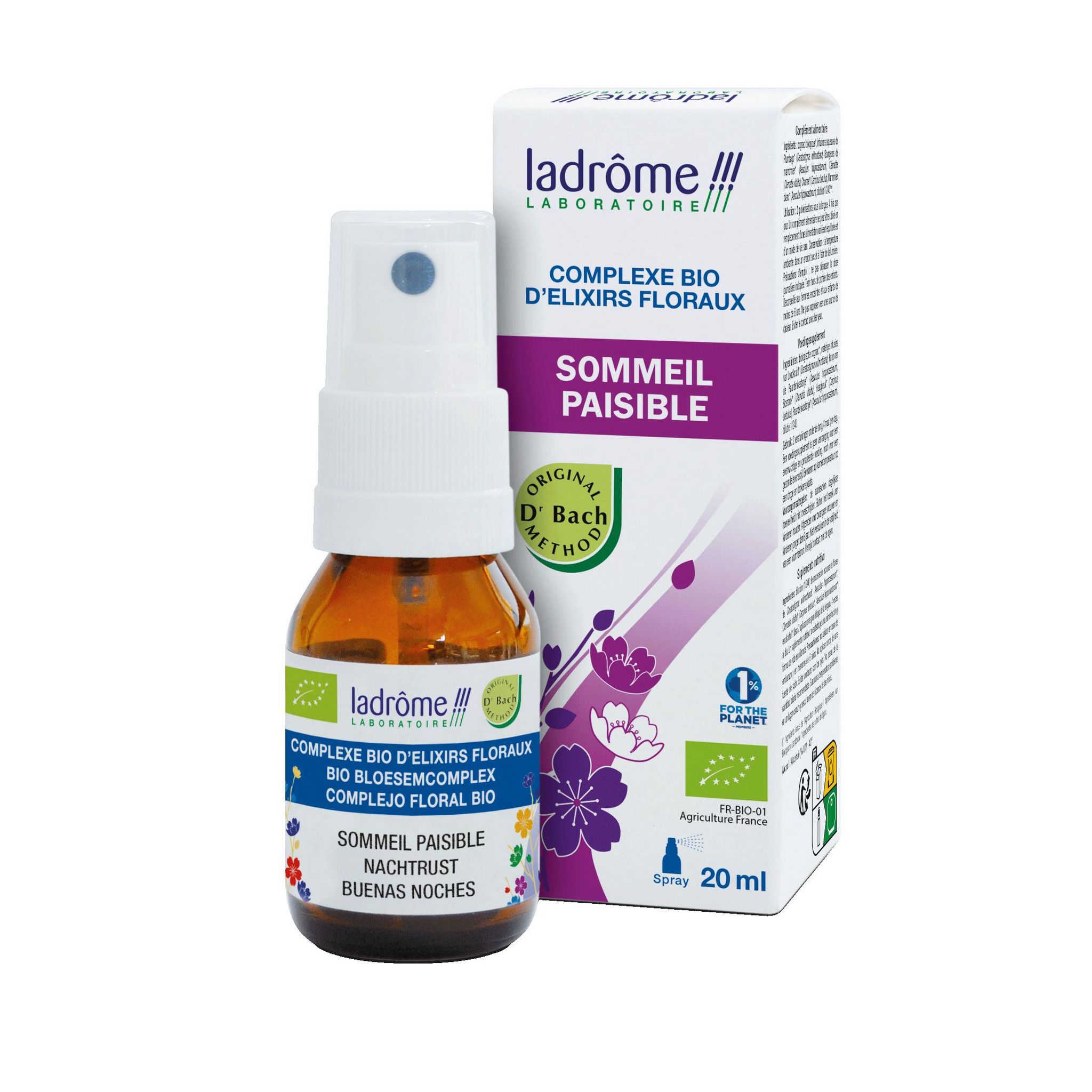 LADROME Spray sommeil paisible bio 20ml