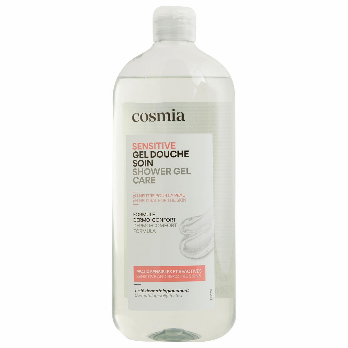 COSMIA Sensitive gel douche soin peaux sensibles et réactives 750ml