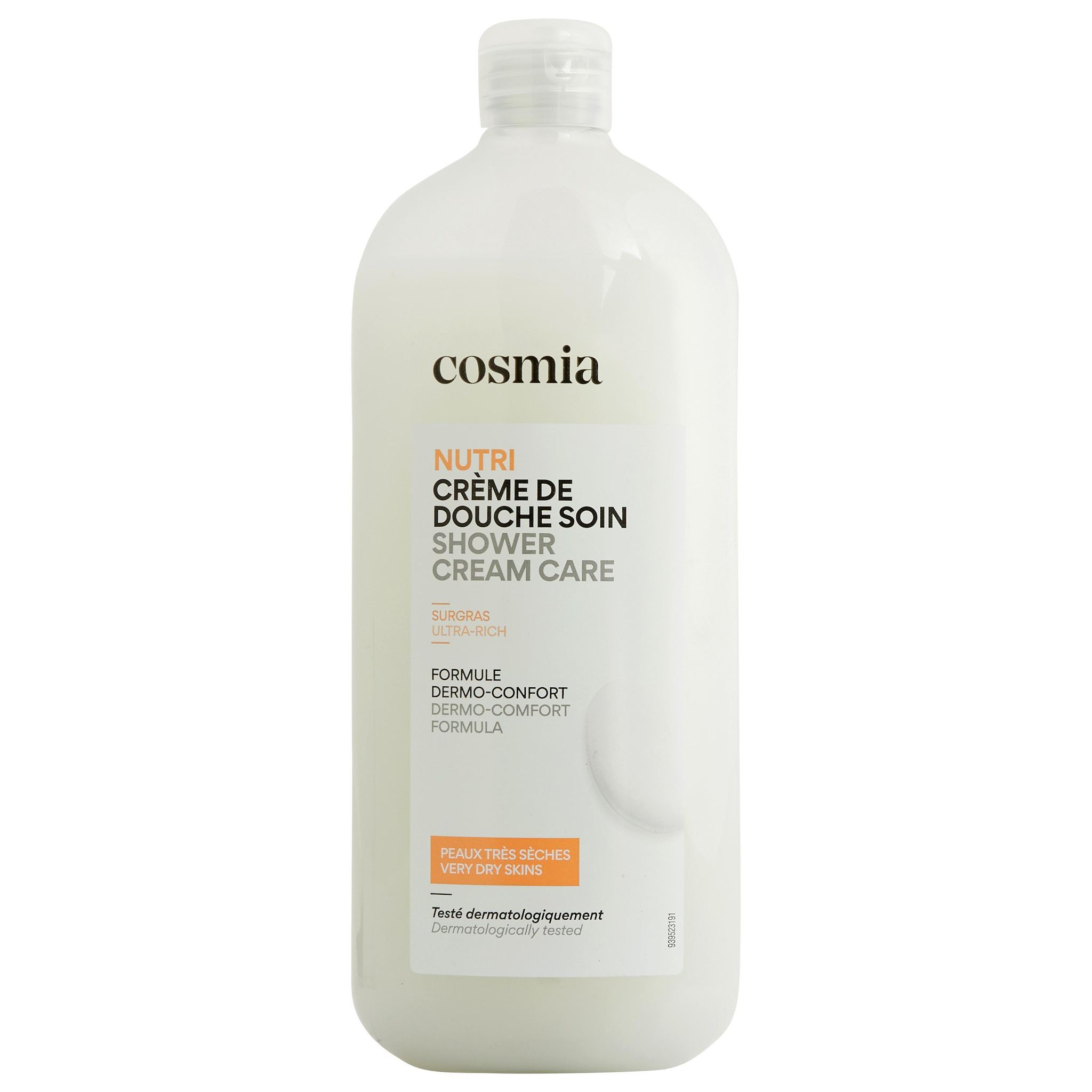 Voir la diapositive 2 : COSMIA Nutri crème de douche soin surgras peaux très sèches 750ml