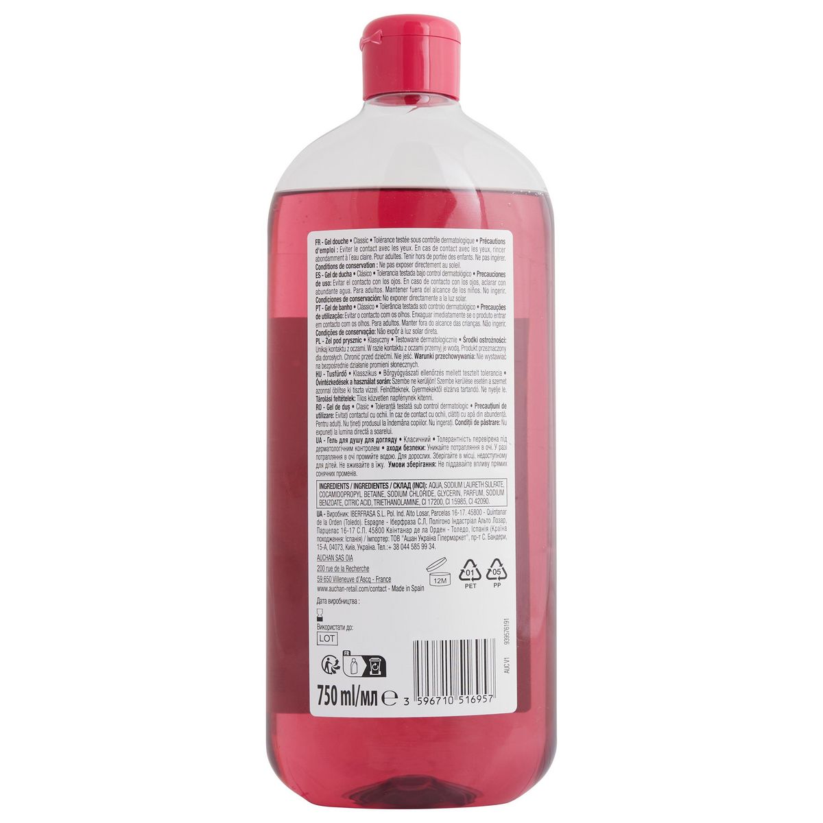 COSMIA Gel douche classique 750ml